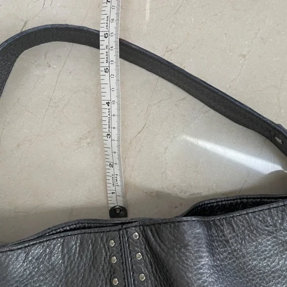 MICHAEL KORS METALLIC LEATHER STUDDED BAG - Picture 12 of 14